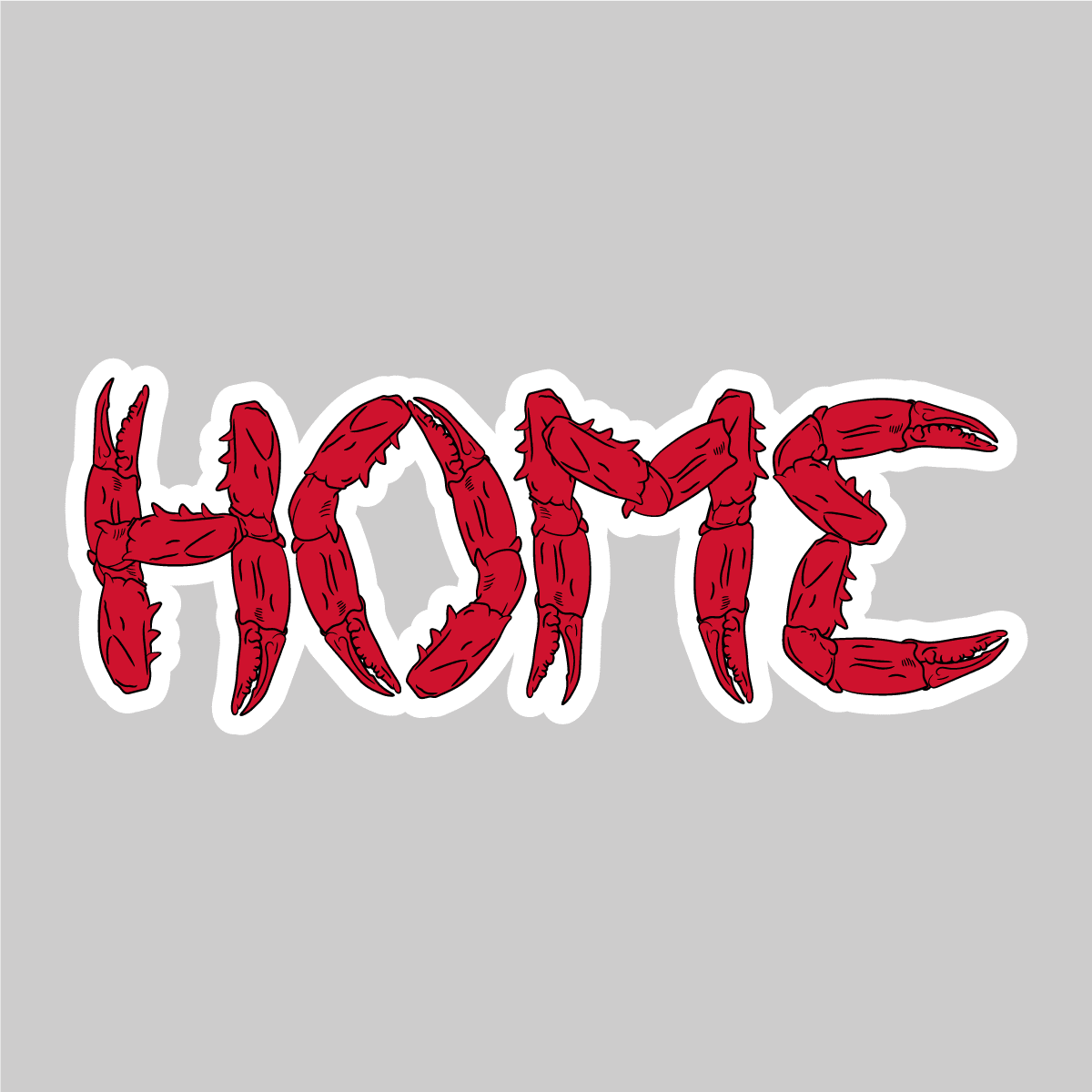 Home Crab Claws / Sticker - Route One Apparel