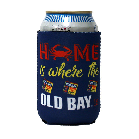 Home Is Where The Old Bay Is (Navy) / Can Cooler - Route One Apparel