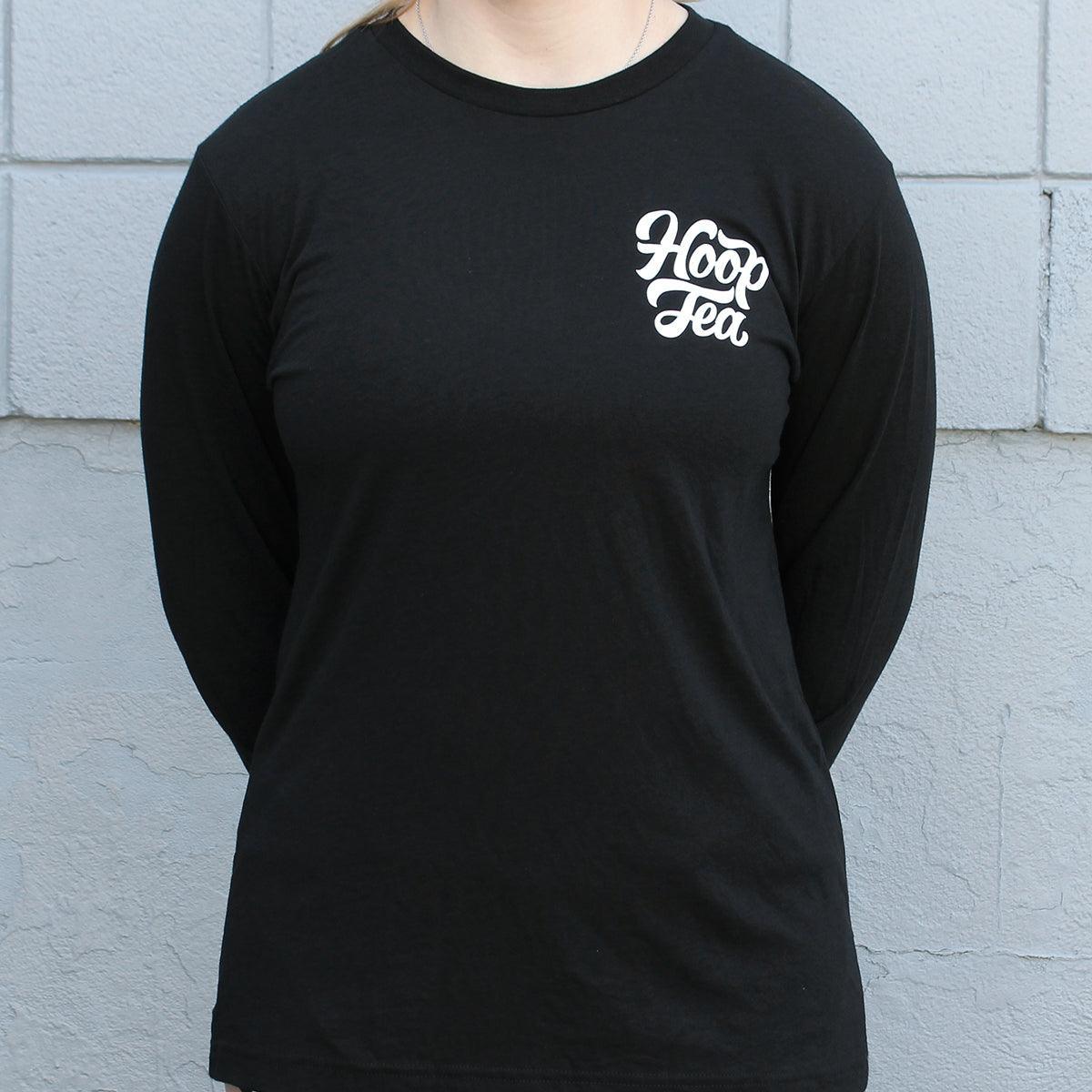 Hoop Tea Logo (Black) / Long Sleeve Shirt - Route One Apparel