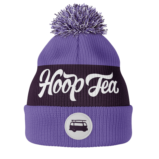 *COMING SOON* Hoop Tea (Purple) / Knit Beanie Cap - Route One Apparel