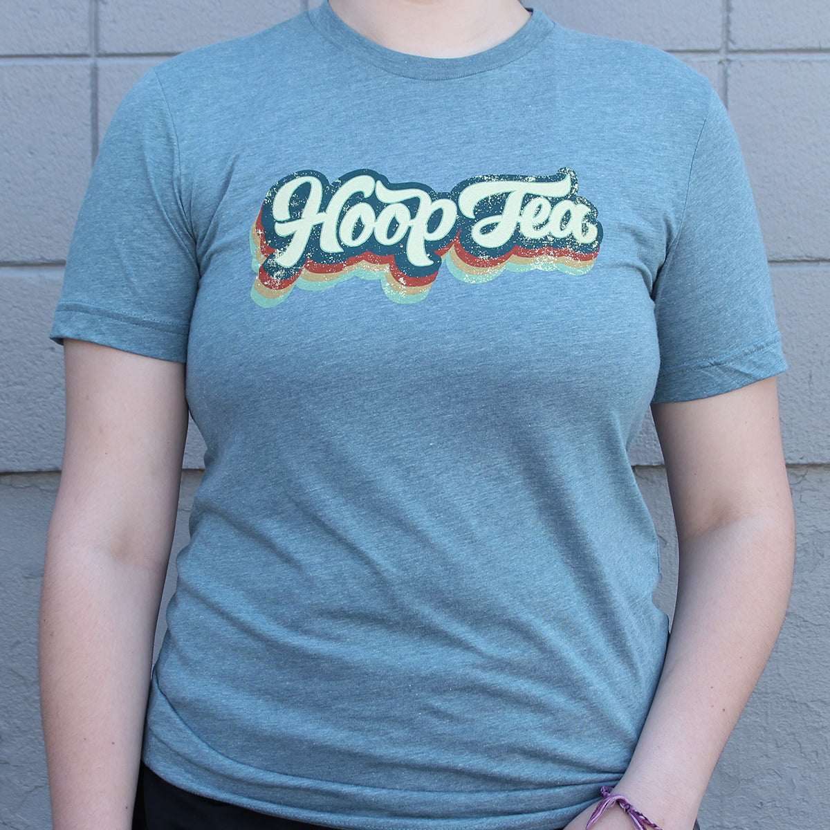 Hoop Tea Vintage Logo (Denim) / Shirt - Route One Apparel