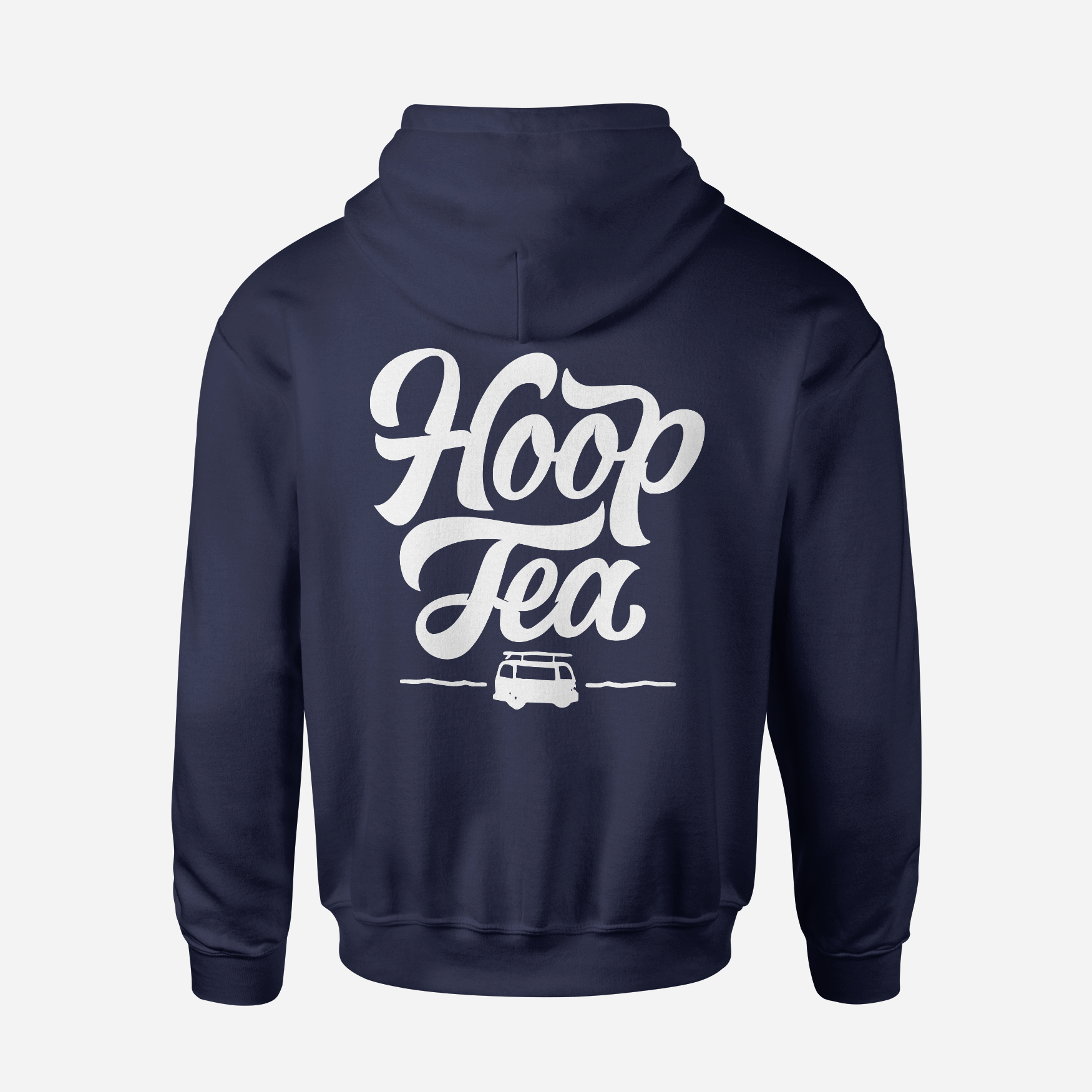 Hoop Tea Logo (Midnight Navy) / Hoodie - Route One Apparel