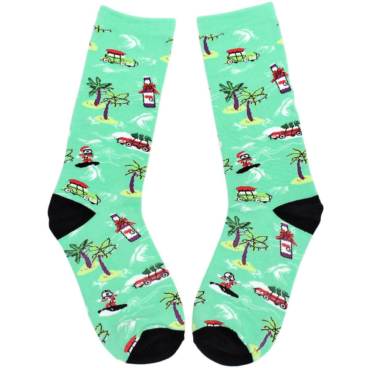Hoppy Holidays from Natty Boh / Crew Socks - Route One Apparel