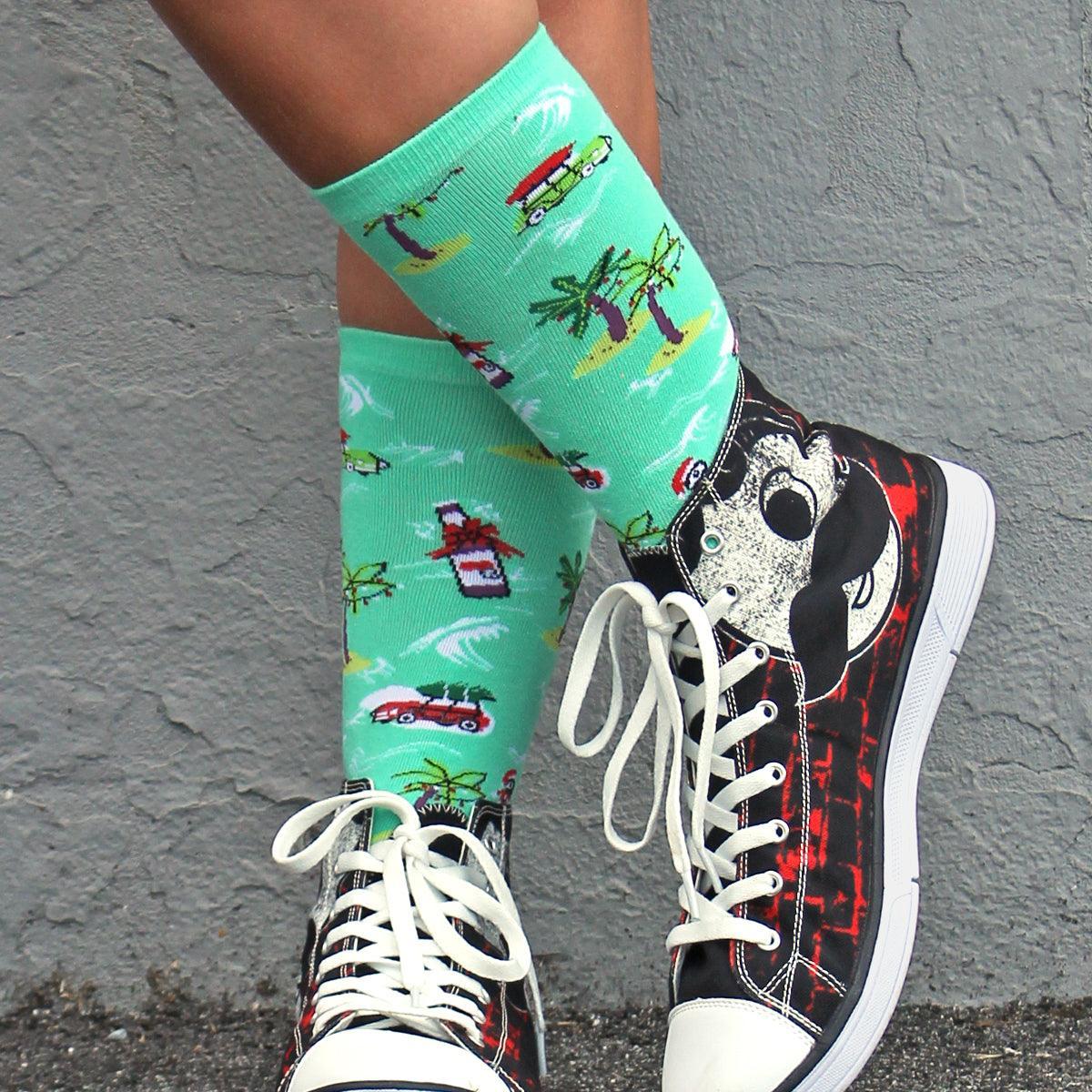 Hoppy Holidays from Natty Boh / Crew Socks - Route One Apparel