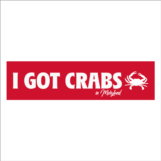 I Got Crabs in Maryland / Sticker - Route One Apparel
