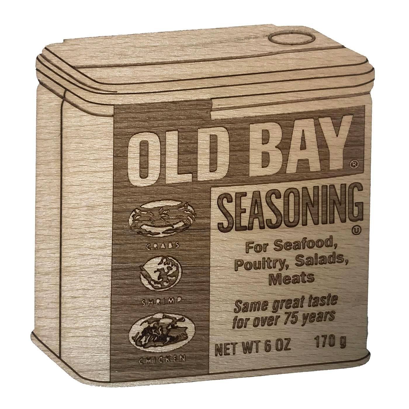 Old Bay Can (3-D) / Wooden Coaster - Route One Apparel