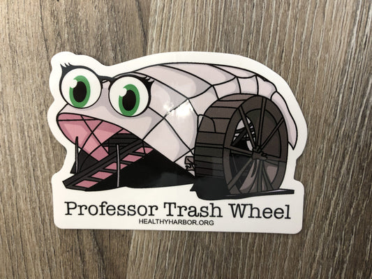 Professor Trash Wheel / Sticker - Route One Apparel