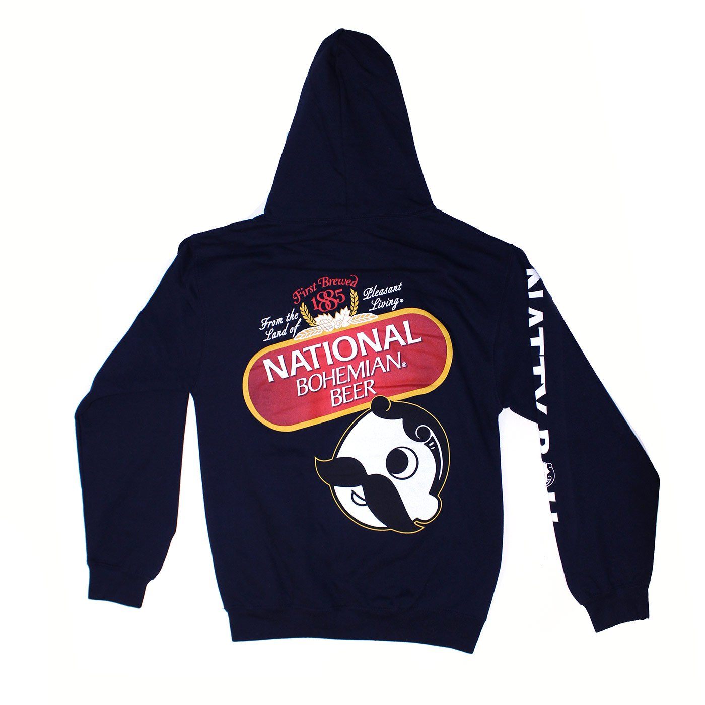National Bohemian Beer Signature Classic (Navy) / Hoodie - Route One Apparel