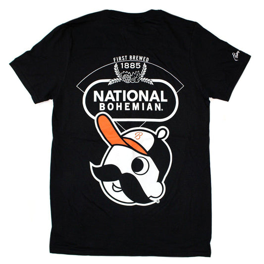 Bohing, Bohing, Gone! National Bohemian Baseball (Black) / Shirt - Route One Apparel