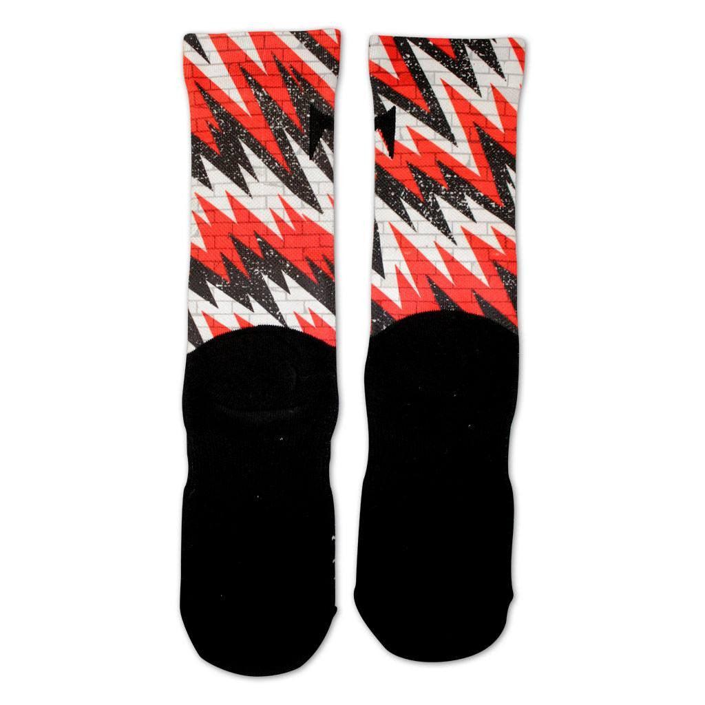 University of Maryland Static Brick / Crew Socks - Route One Apparel