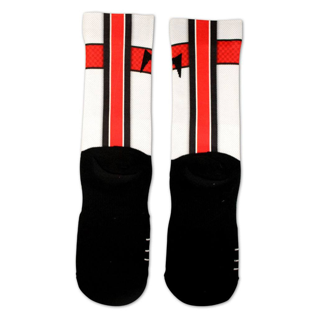 University of Maryland Jersey Series (White) / Crew Socks - Route One Apparel