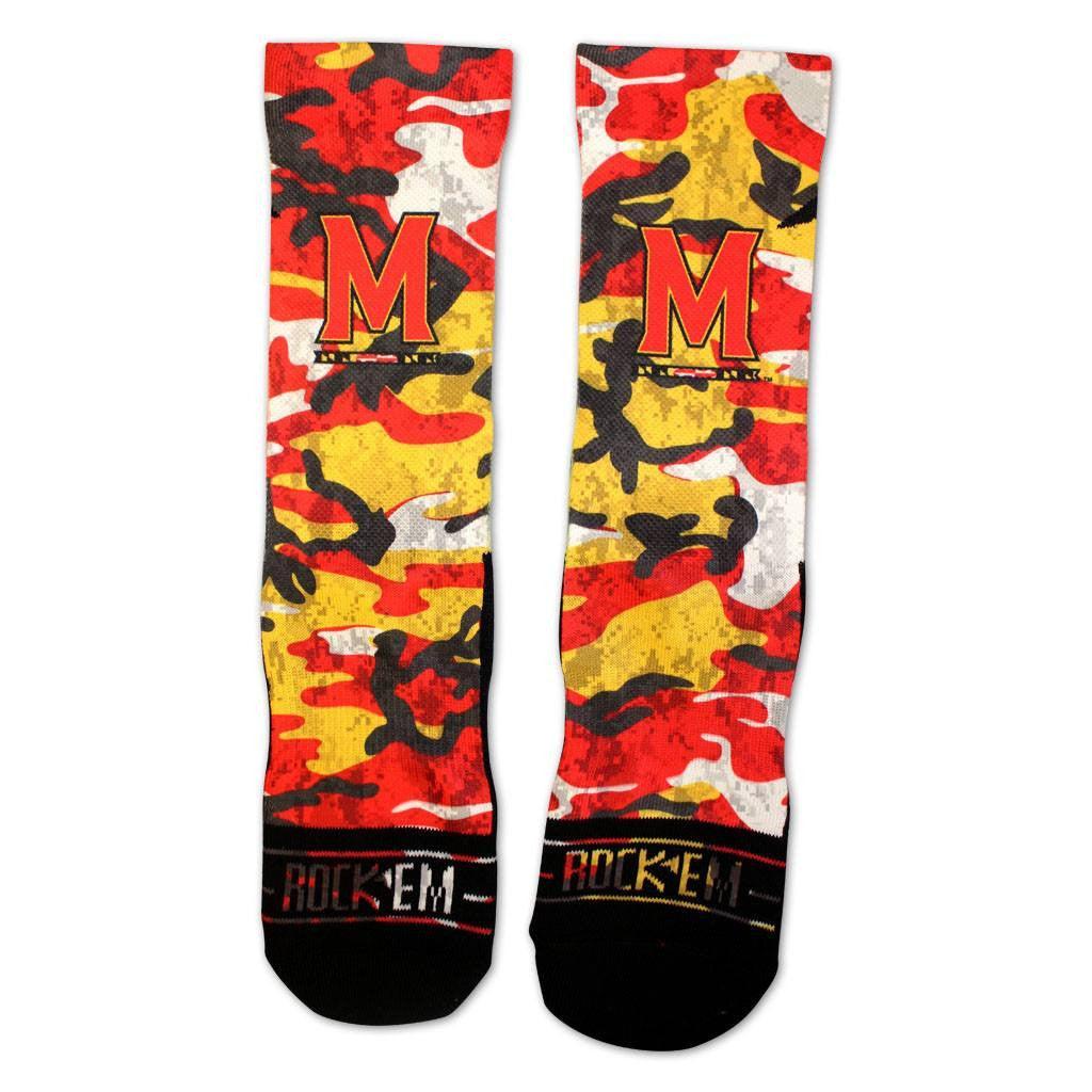 Maryland Camo / Crew Socks - Route One Apparel