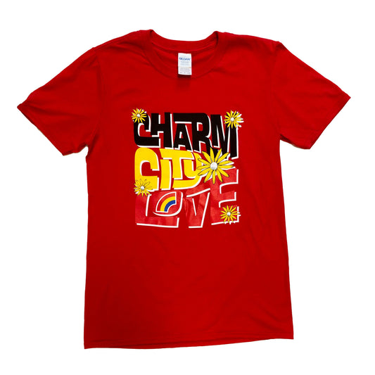 Charm City Love (Red) / Shirt - Route One Apparel