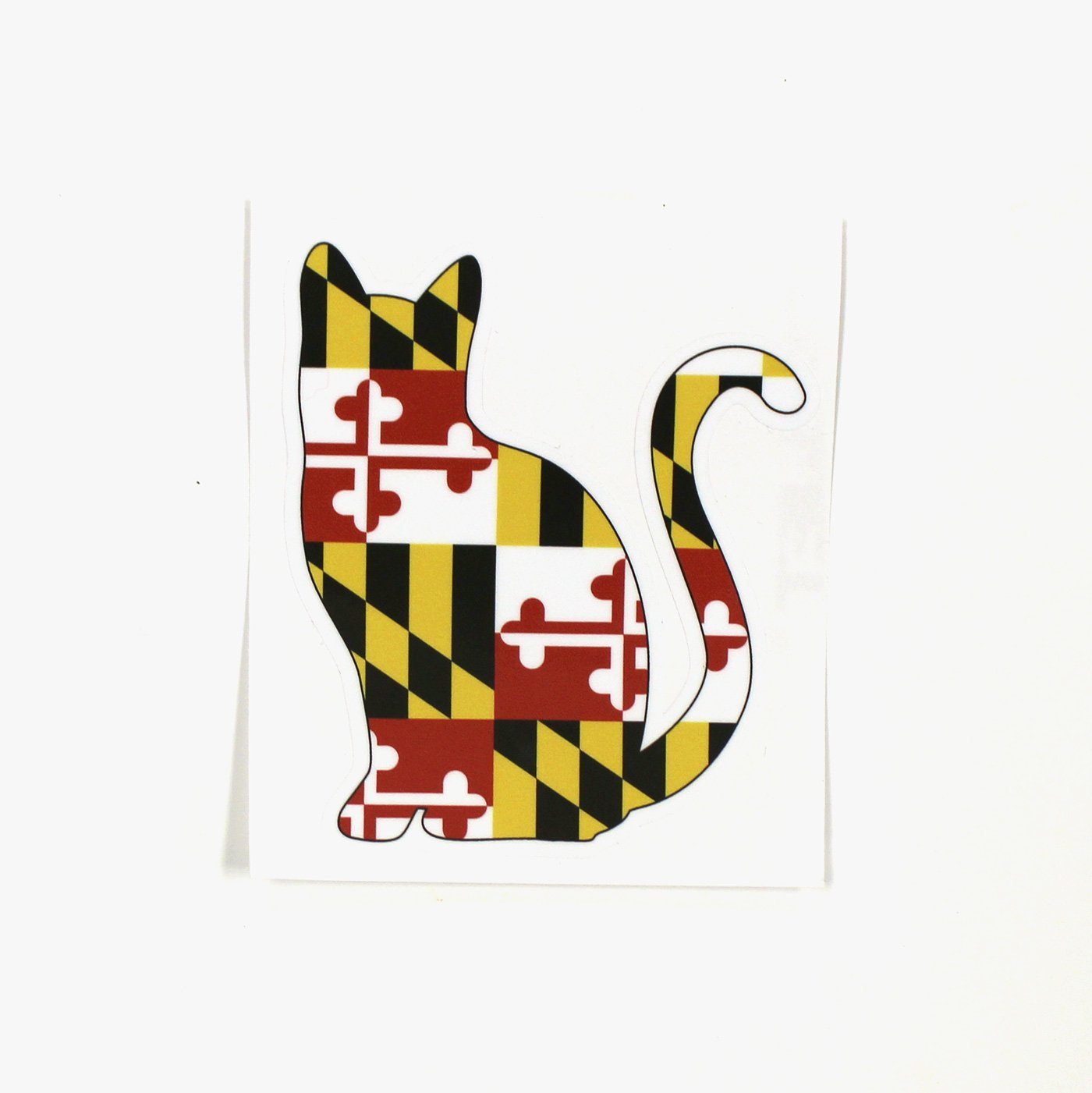 Maryland Flag Cat / Sticker - Route One Apparel