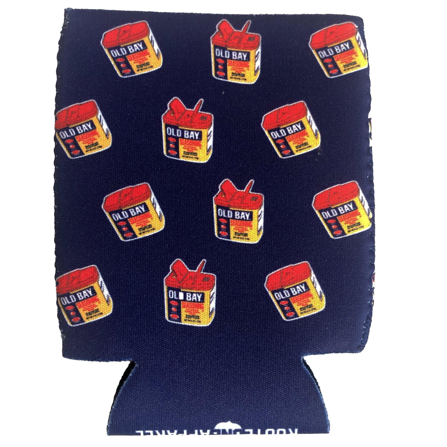 Old Bay 3-D Can Pattern (Blue) / Can Cooler - Route One Apparel