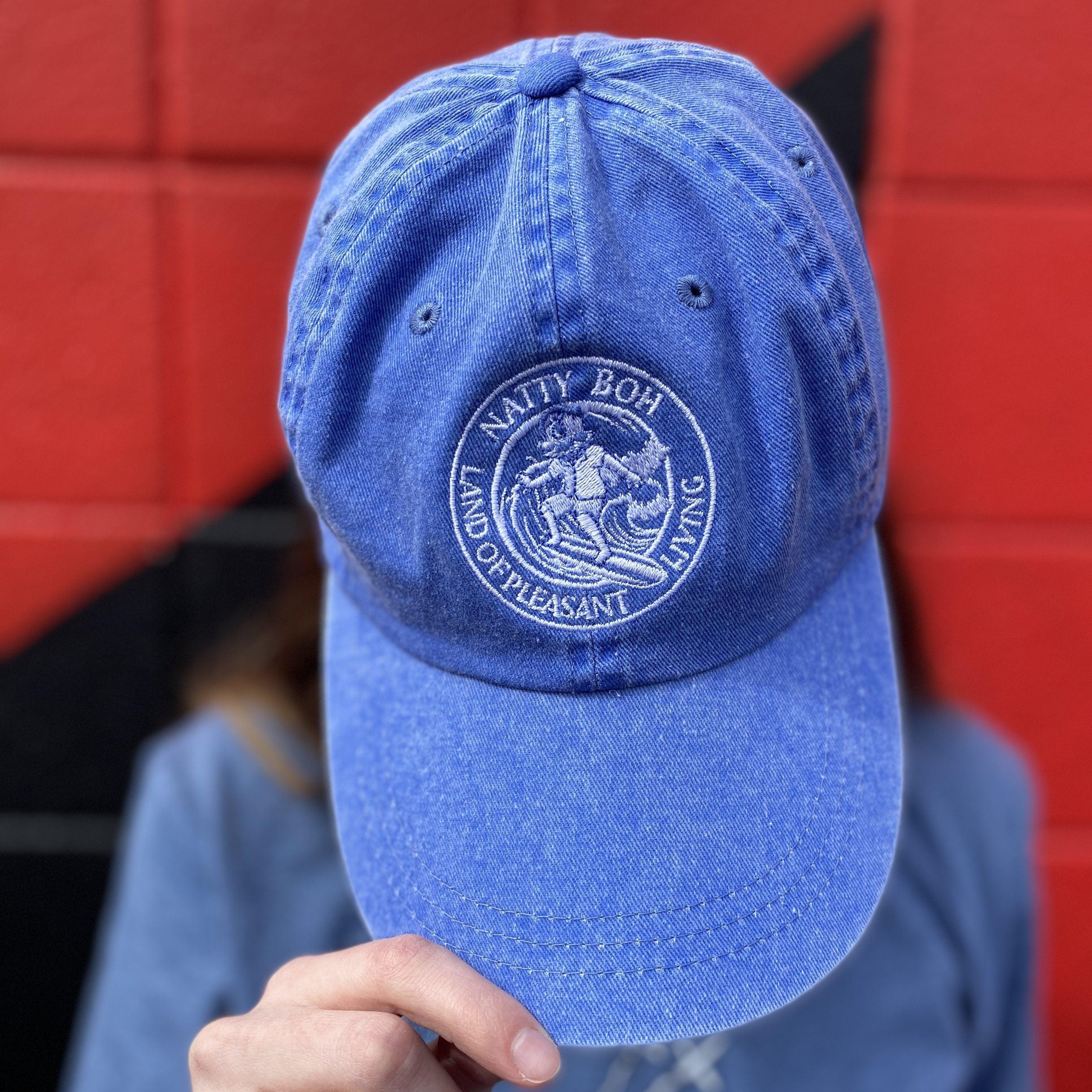Retro Boh Wave Surfing (Royal) / Baseball Hat - Route One Apparel