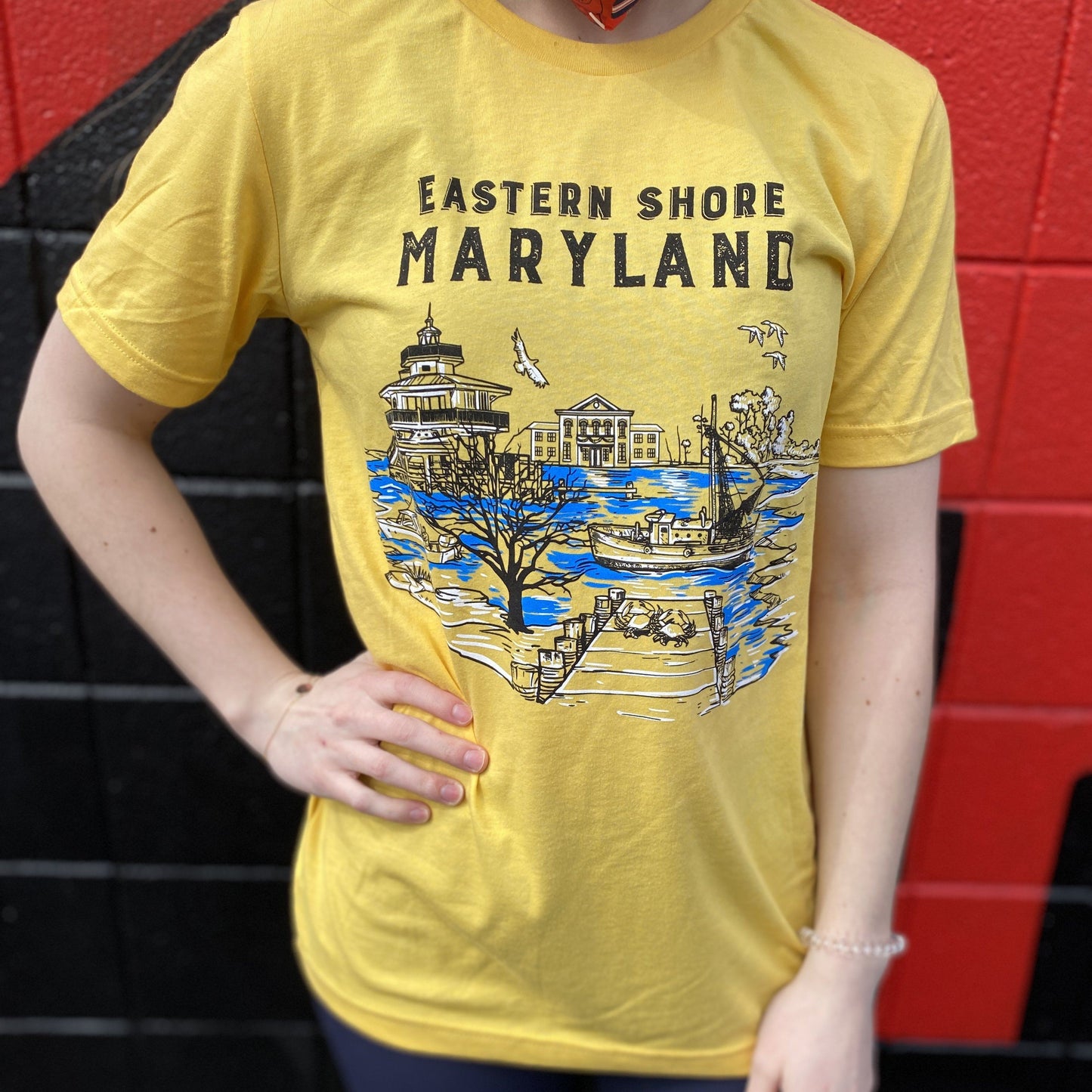 Eastern Shore Maryland (Golden Yellow) / Shirt - Route One Apparel