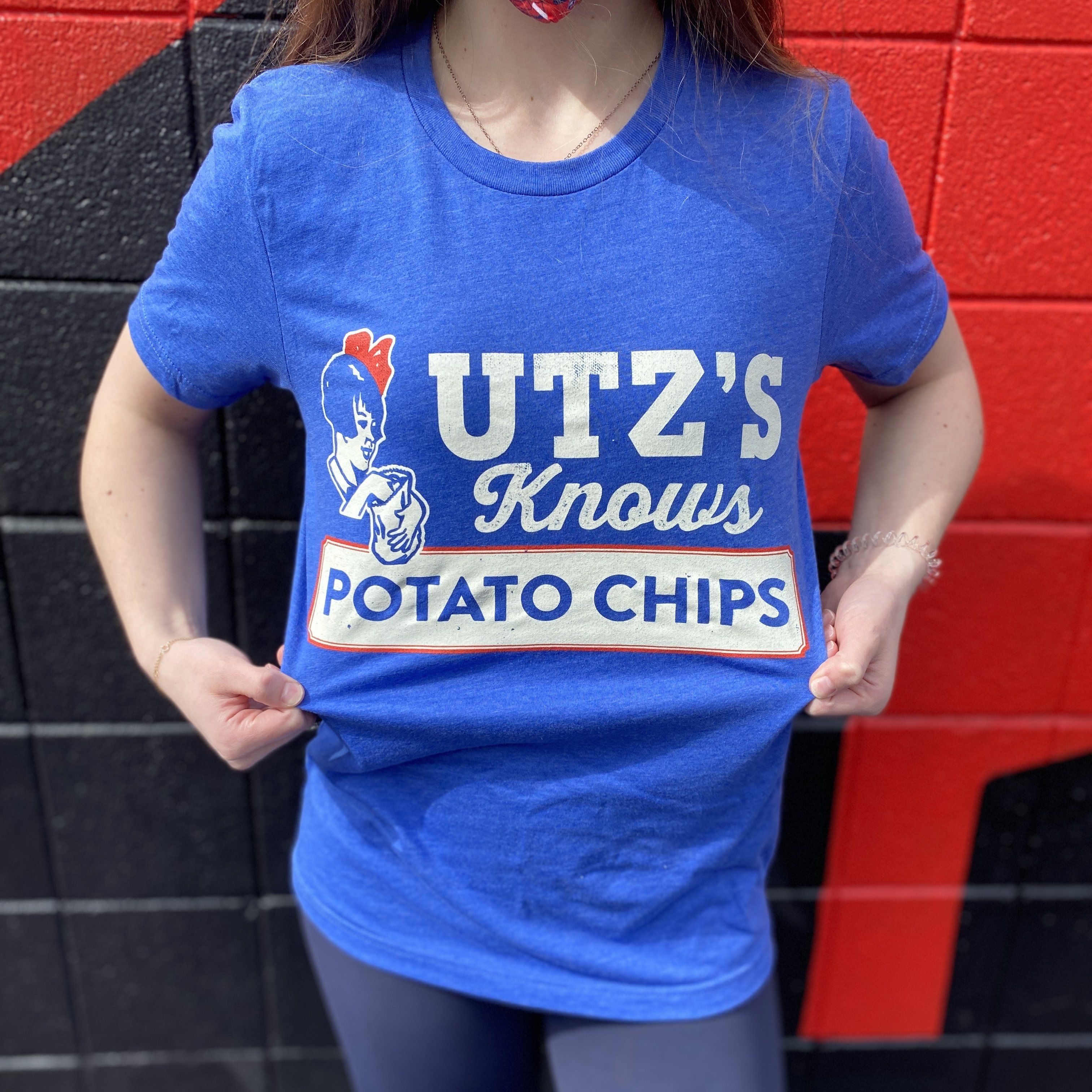 Utz's Knows Potato Chips (Heather Royal) / Shirt - Route One Apparel