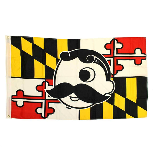 Maryland Flag with Natty Boh Logo *Horizontal* / Flag - Route One Apparel