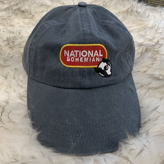 National Bohemian Live Pleasantly (Washed Navy) / Baseball Hat - Route One Apparel