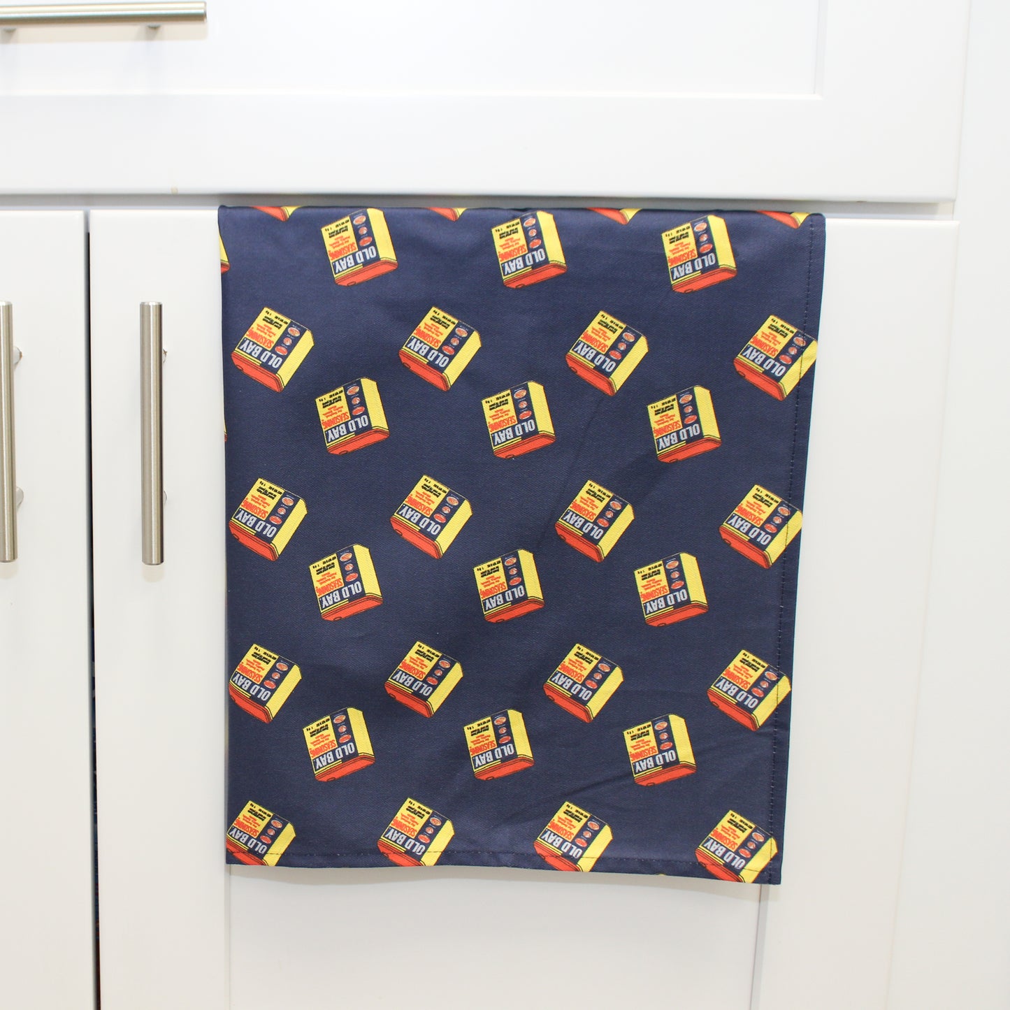 Old Bay Cans (Blue) / Kitchen Towel - Route One Apparel