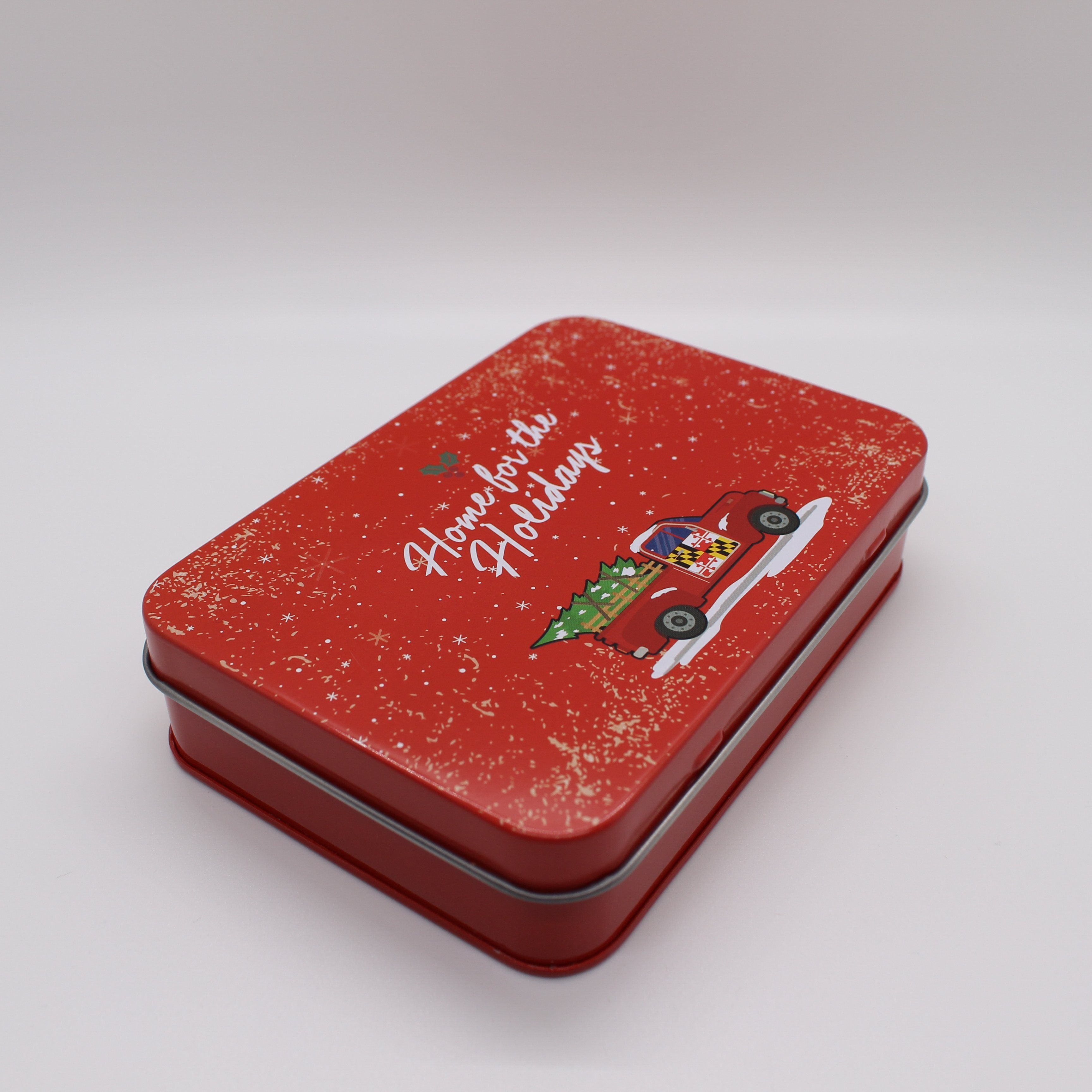 Home For The Holidays (Red) / Gift Card Tin - Route One Apparel