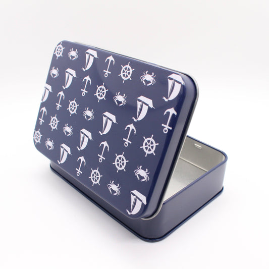 Nautical Pattern / Gift Card Tin - Route One Apparel