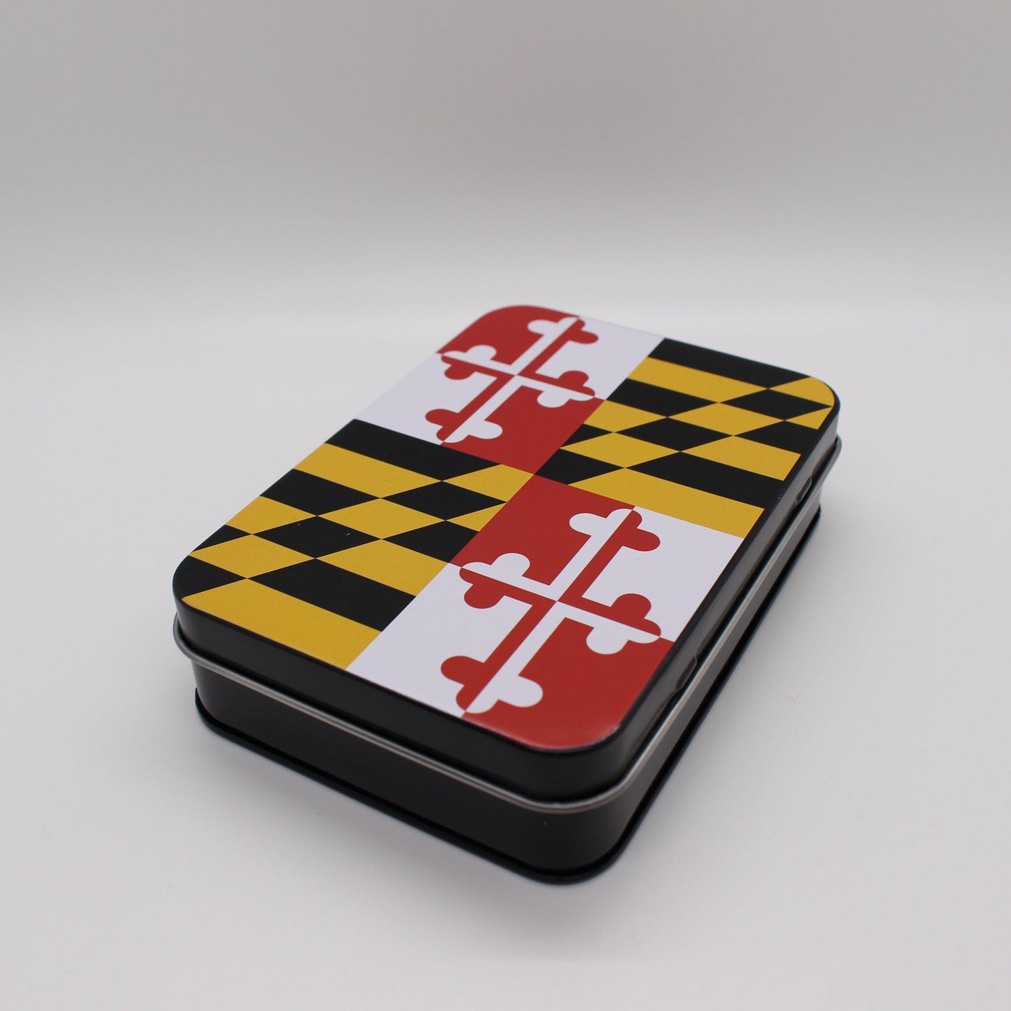 Maryland Flag (Black) / Gift Card Tin - Route One Apparel