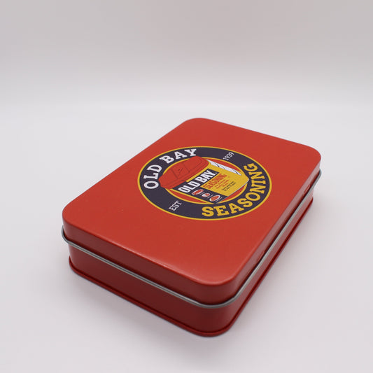 Classic Circle Old Bay Seasoning (Red) / Gift Card Tin - Route One Apparel