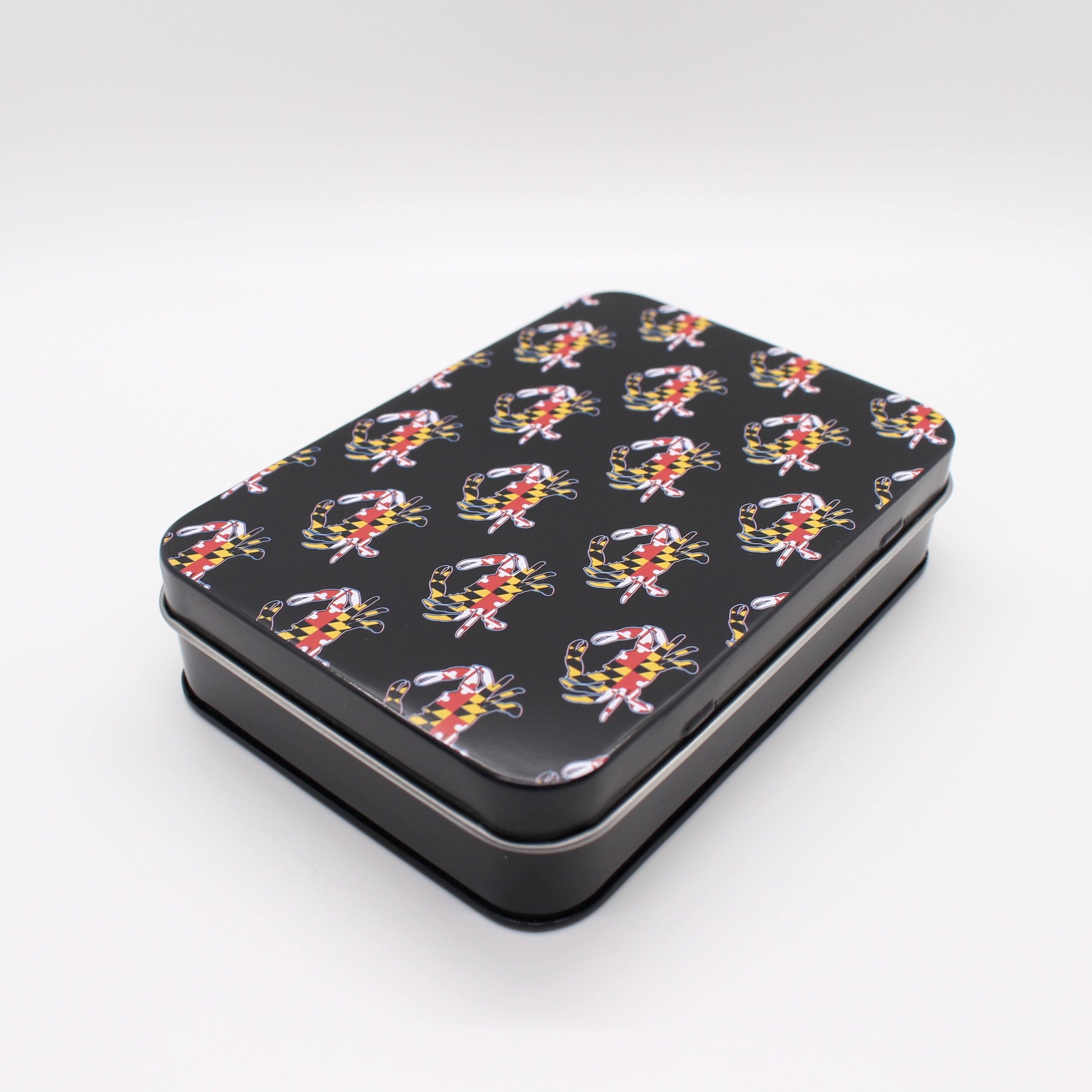 Maryland Flag Crab (Black) / Gift Card Tin - Route One Apparel
