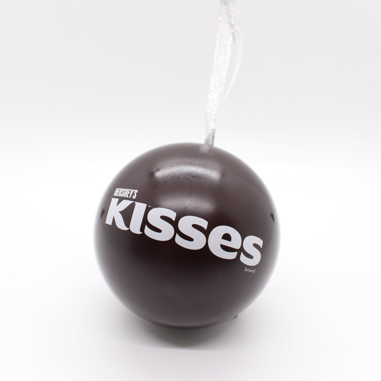HERSHEY'S KISSES Logo (Brown)  / Tin Ball Ornament - Route One Apparel