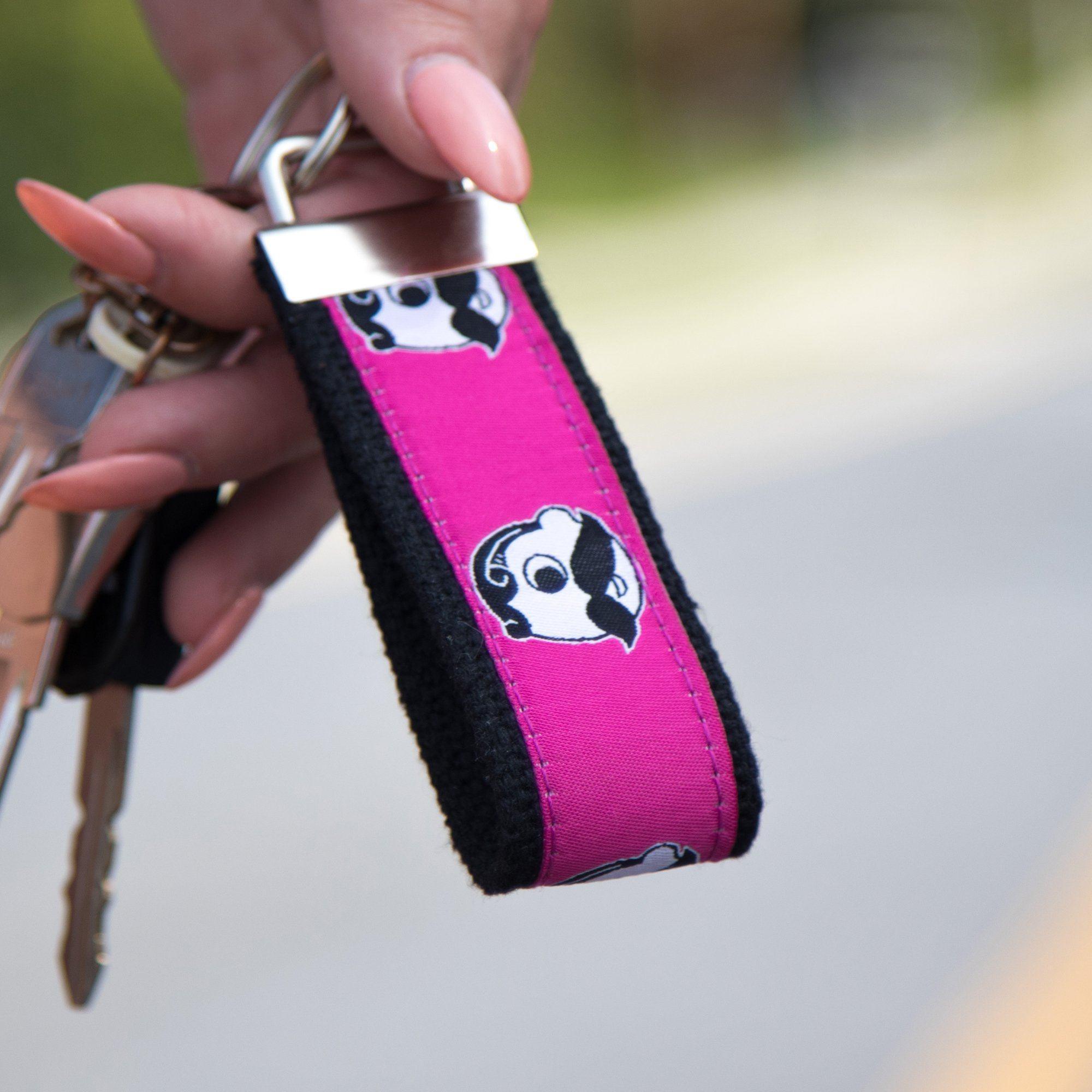 Natty Boh Logo (Pink) / Key Chain - Route One Apparel