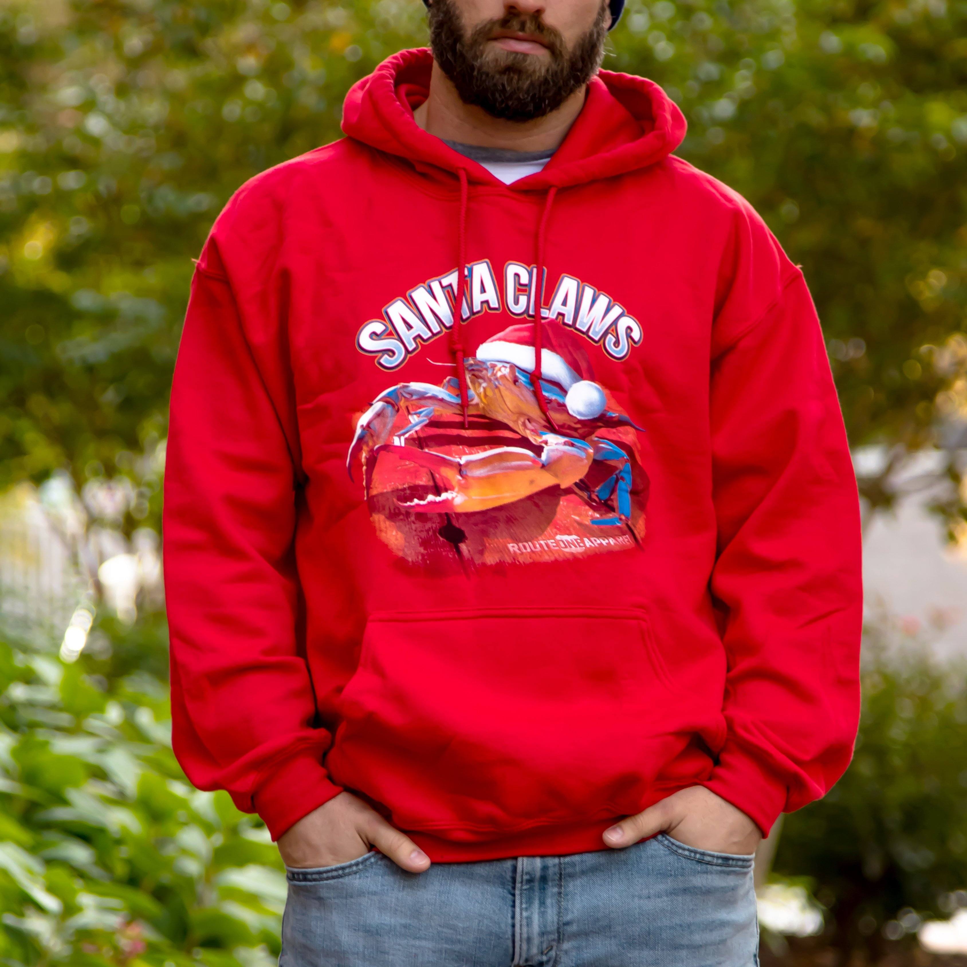 Santa Claws V1.0 (Red) / Hoodie - Route One Apparel