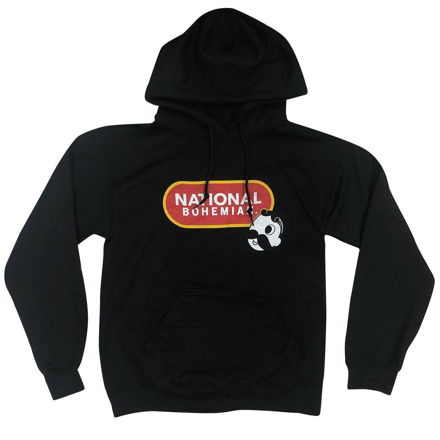 National Bohemian Beer (Black) / Hoodie - Route One Apparel