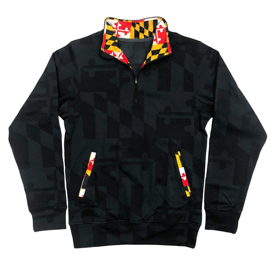 Maryland Flag (Greyscale) / Pullover - Route One Apparel