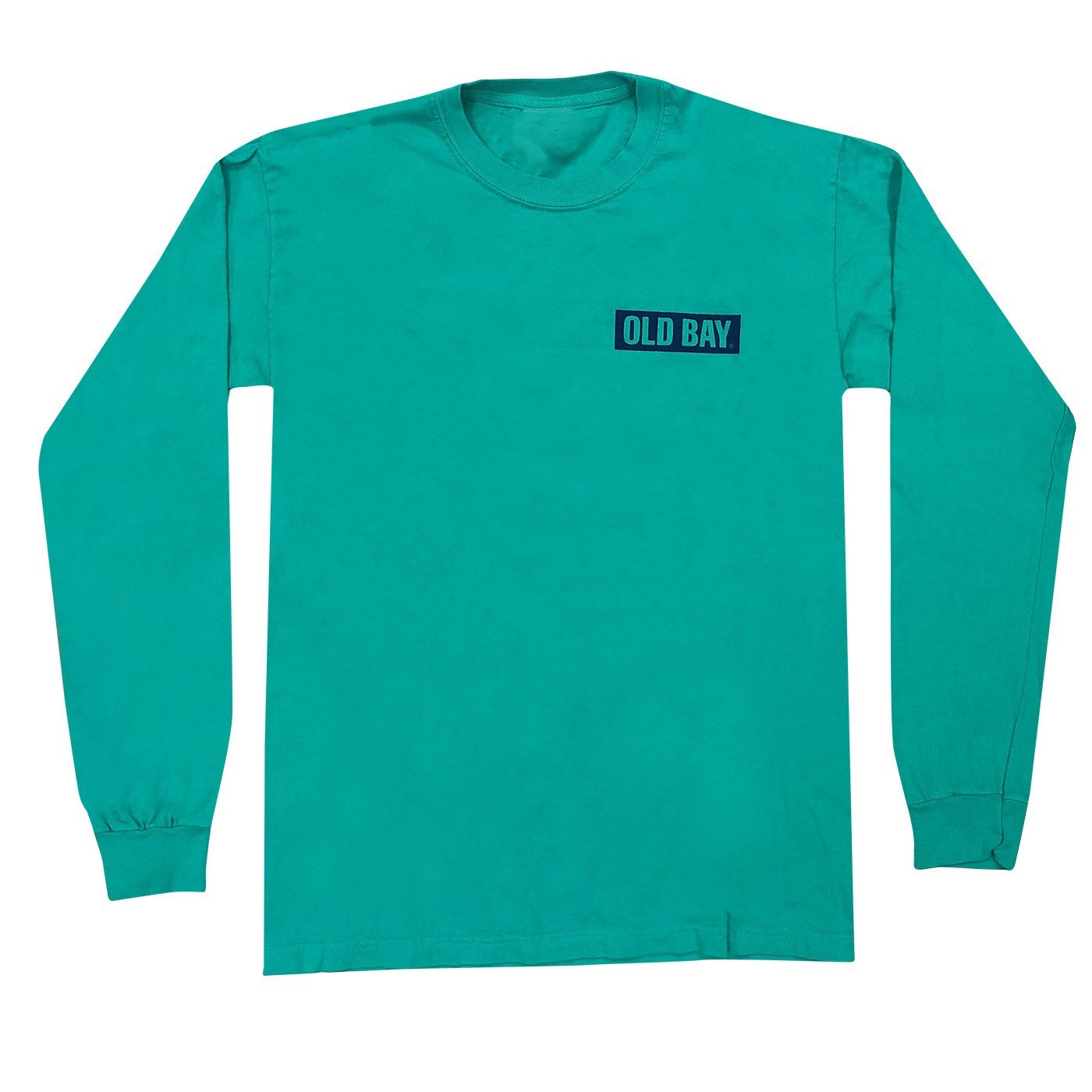 Old Bay Direction Sign (Island Green) / Long Sleeve Shirt - Route One Apparel