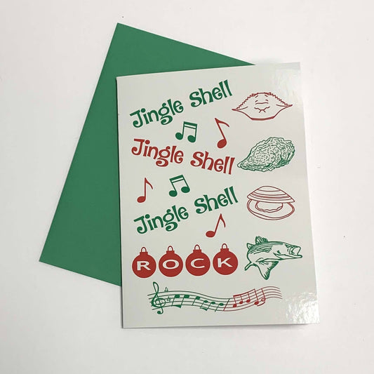 Jingle Shell Rock / Christmas Card - Route One Apparel