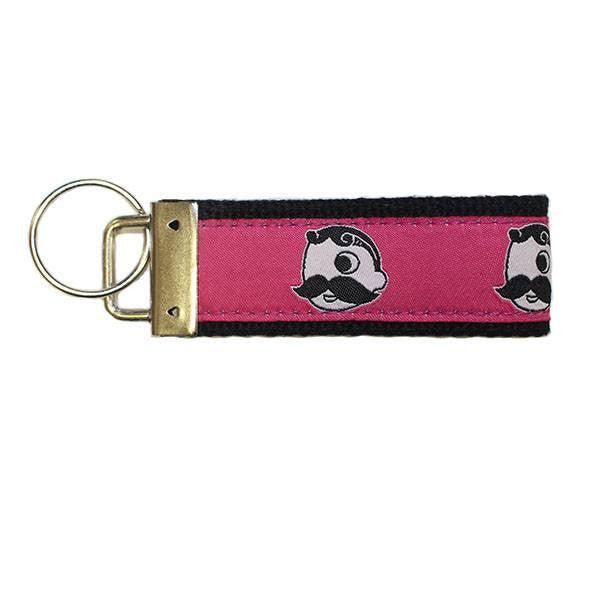 Natty Boh Logo (Pink) / Key Chain - Route One Apparel
