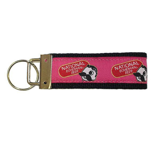 National Bohemian Beer (Pink) / Key Chain - Route One Apparel
