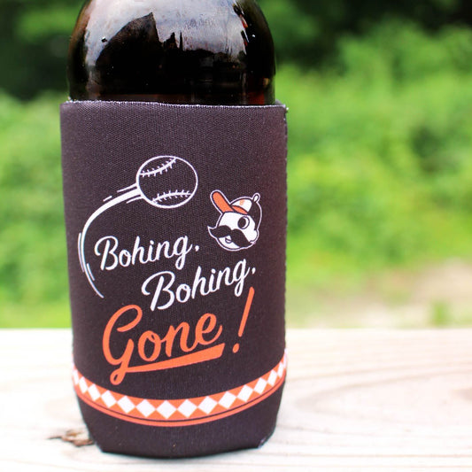 Bohing, Bohing, Gone! National Bohemian Baseball (Black) / Can Cooler - Route One Apparel
