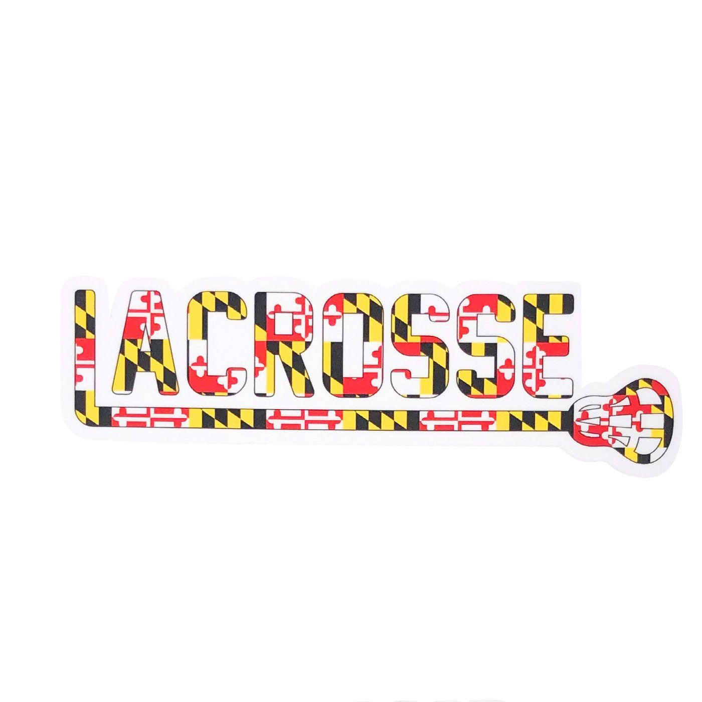 Maryland Lacrosse w/ Stick / Sticker - Route One Apparel