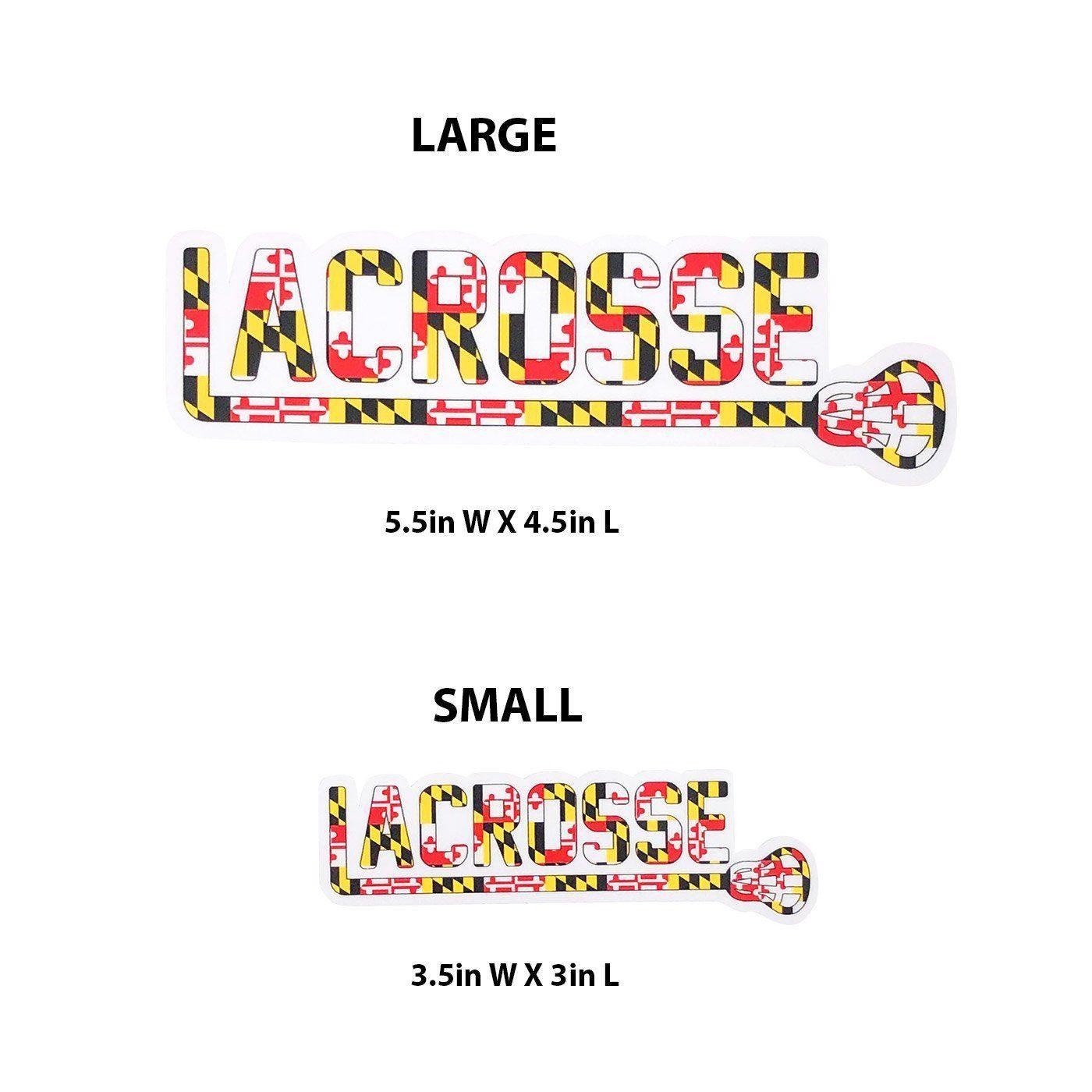 Maryland Lacrosse w/ Stick / Sticker - Route One Apparel