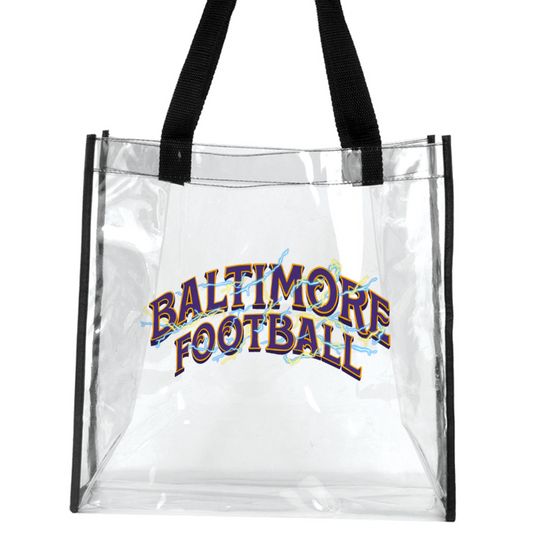 Baltimore Football Lightning / Clear Bag - Route One Apparel