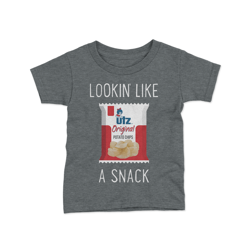 Utz Lookin' Like a Snack (Granite Heather) / *Toddler* Shirt - Route One Apparel