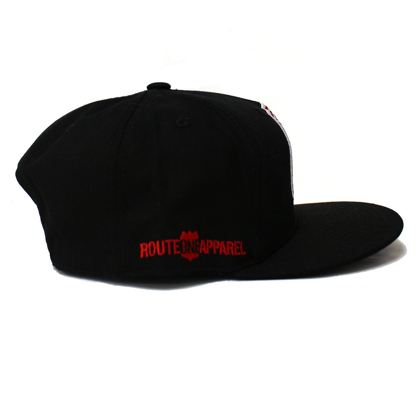 Maryland Born Maryland Bred (Black) / Canvas Snapback Hat - Route One Apparel