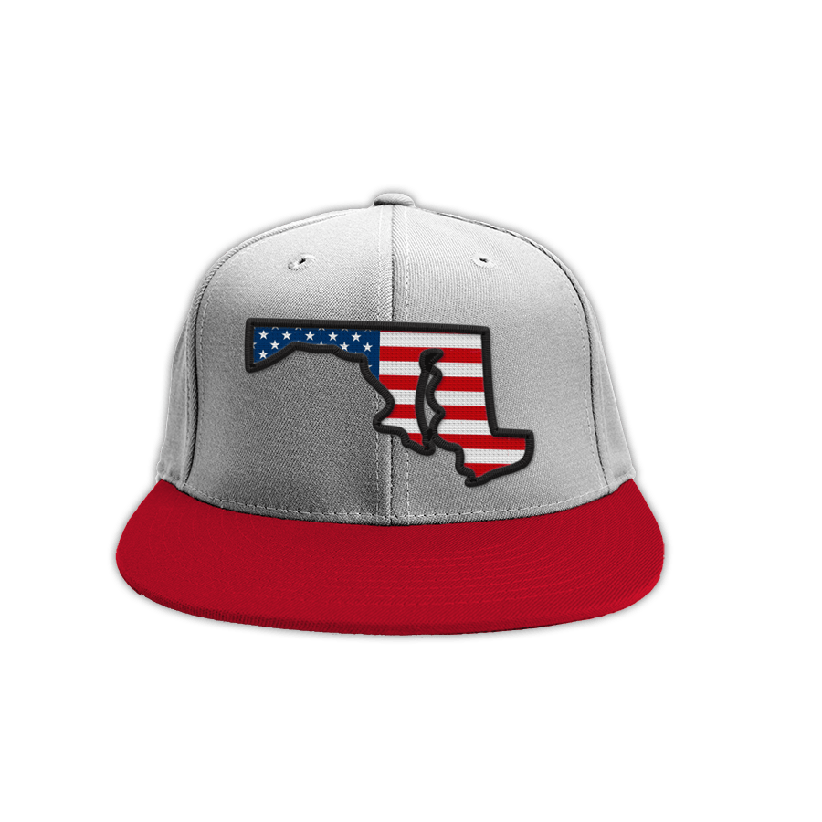 USA State of Maryland (Grey) / Hat - Route One Apparel