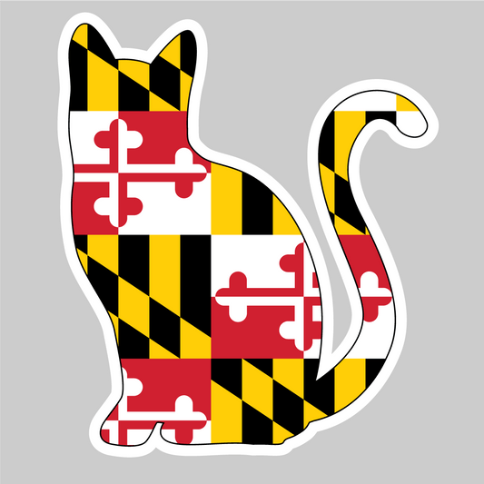 Maryland Flag Cat / Magnet - Route One Apparel