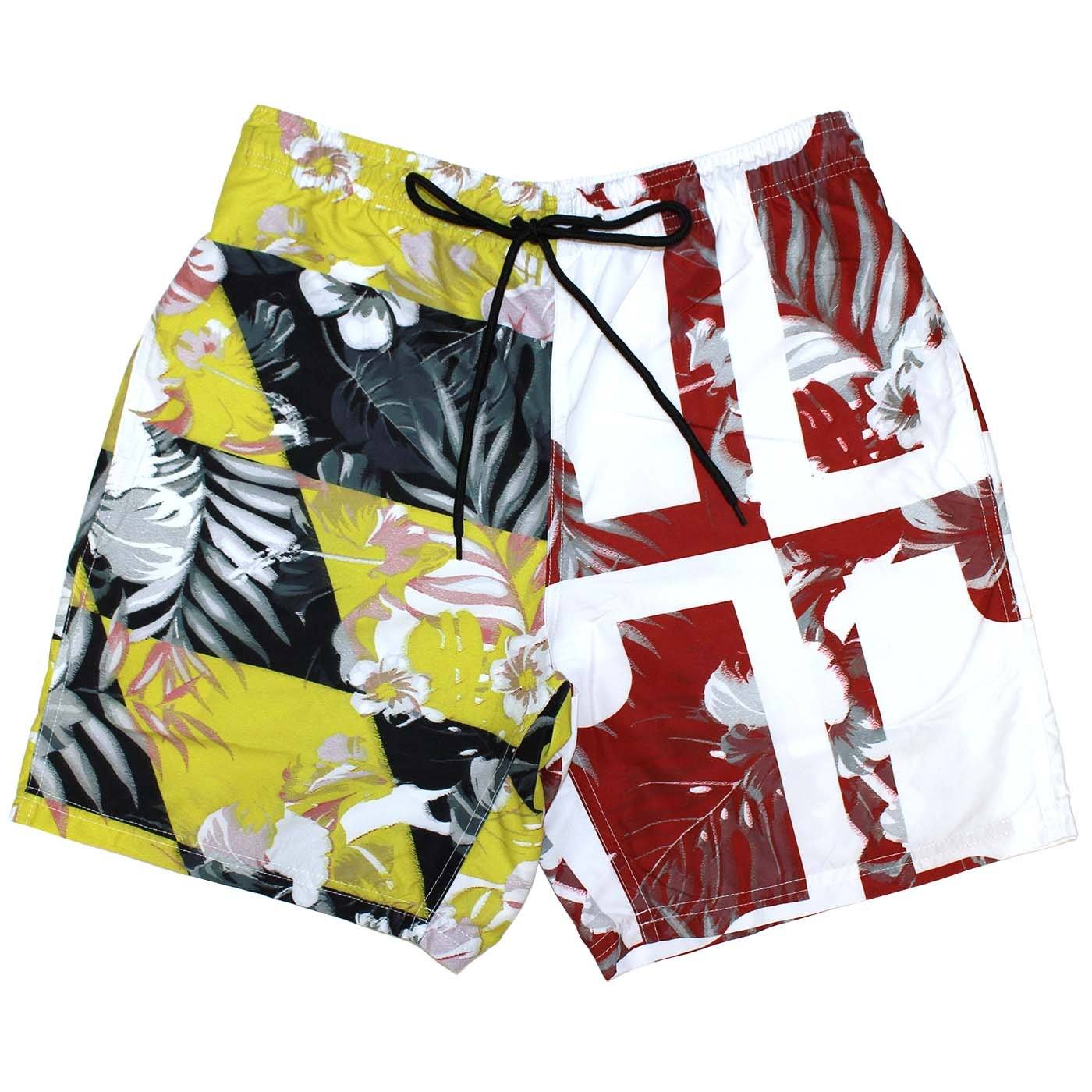 Maryland Flag Floral / Drawstring Walking Shorts - Route One Apparel