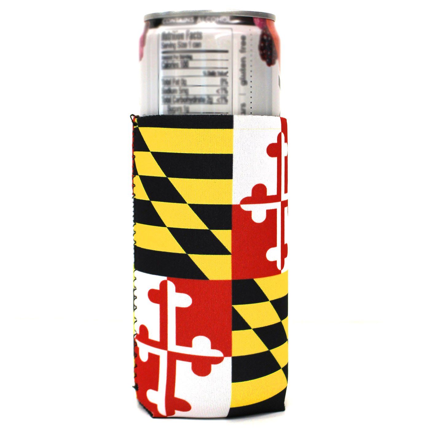 Maryland Flag / Slim Can Cooler - Route One Apparel