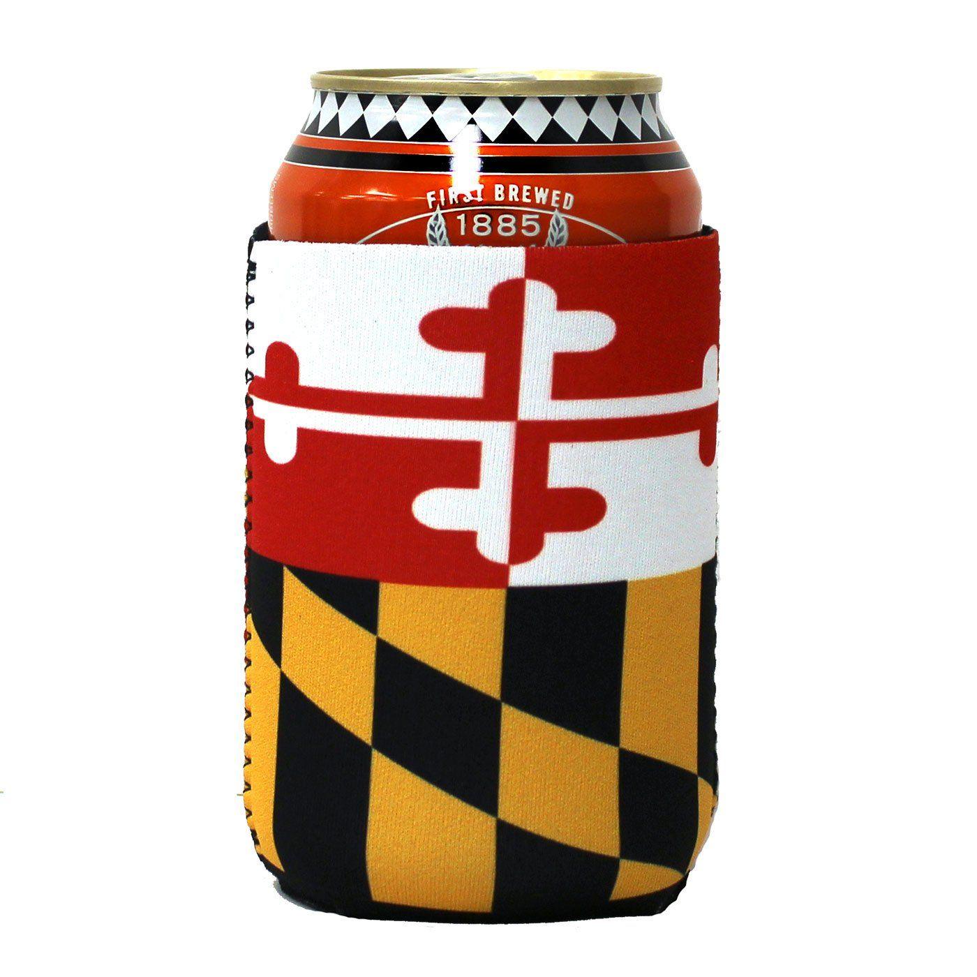 Route One Apparel Maryland Flag / Can Cooler Maryland Flag